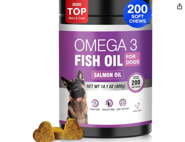 Skin, Coat, and Omega Supplements for Dogs