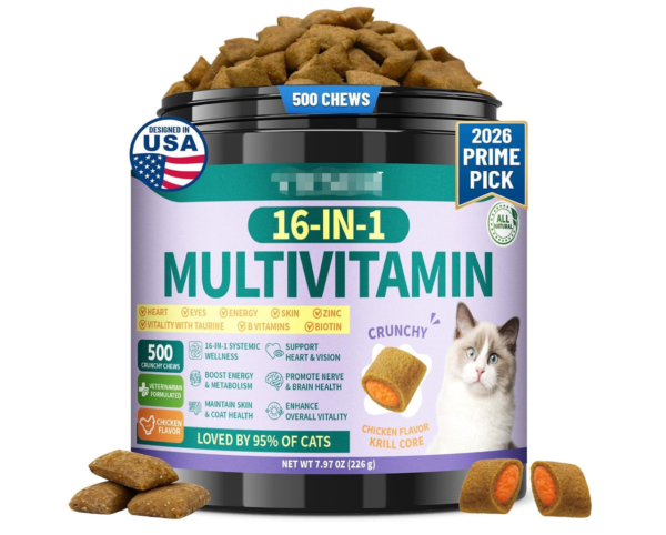 Multivitamin and Taurine Supplements for Cats