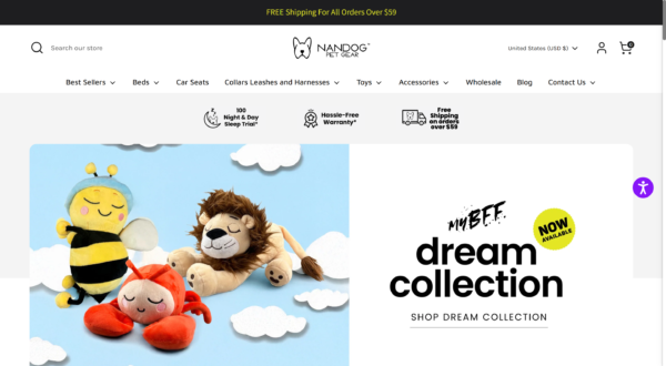 Nandog Pet Gear: Let Design Support Premium Pricing