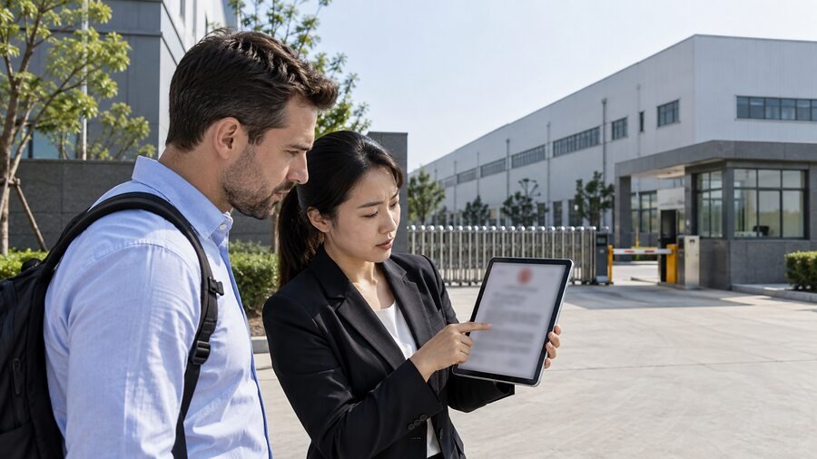 Chinese supplier business license