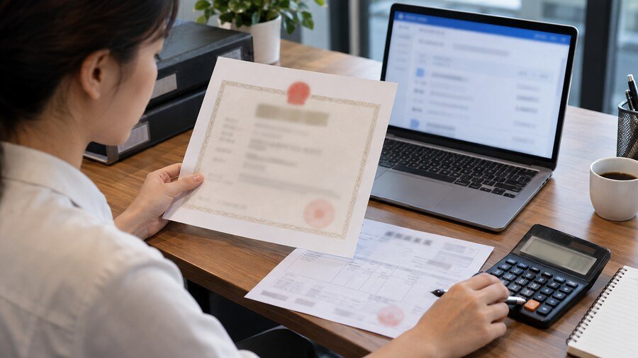 Chinese supplier business license