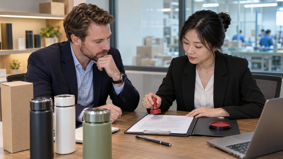Chinese supplier business license