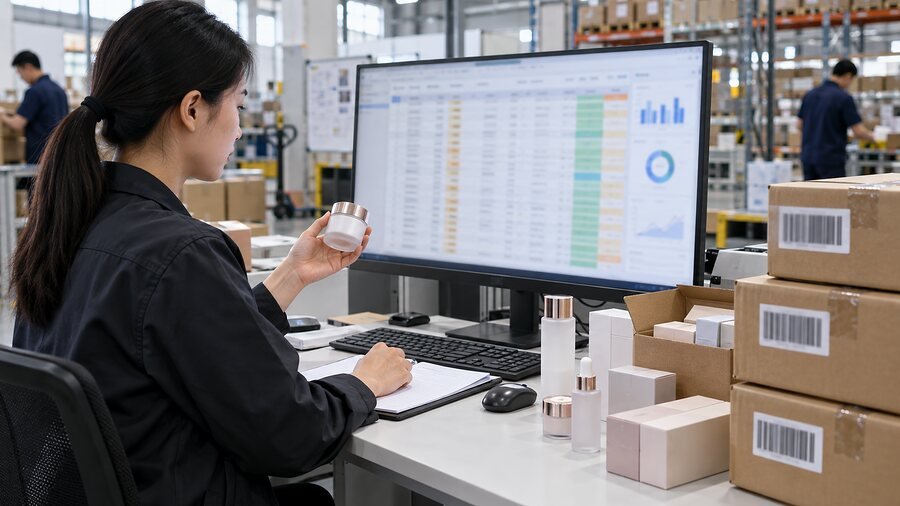 lot tracking for cosmetics fulfillment