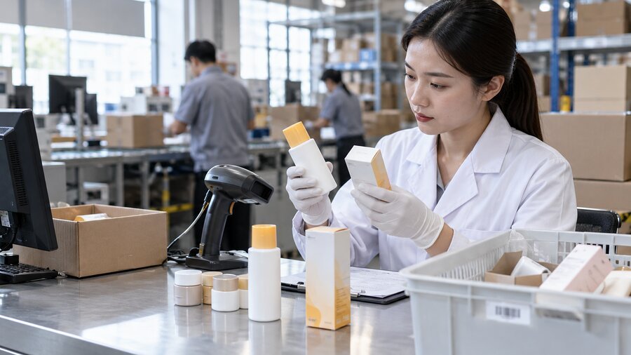 lot tracking for cosmetics fulfillment